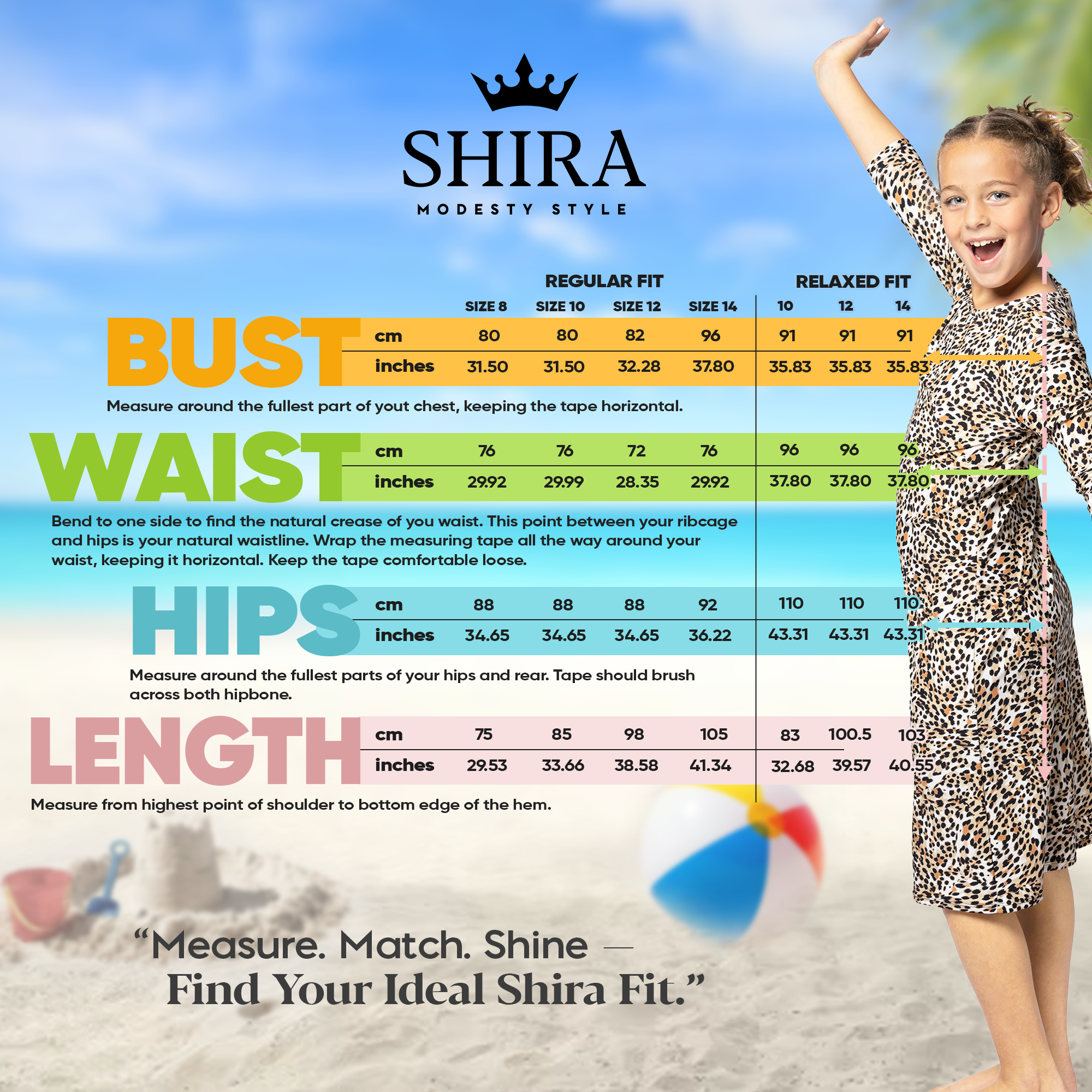 Girls Modest Tznius 3/4 Sleeve UPF 50+ Sun Protection Bathing Suit Swimdress (Animal Print )