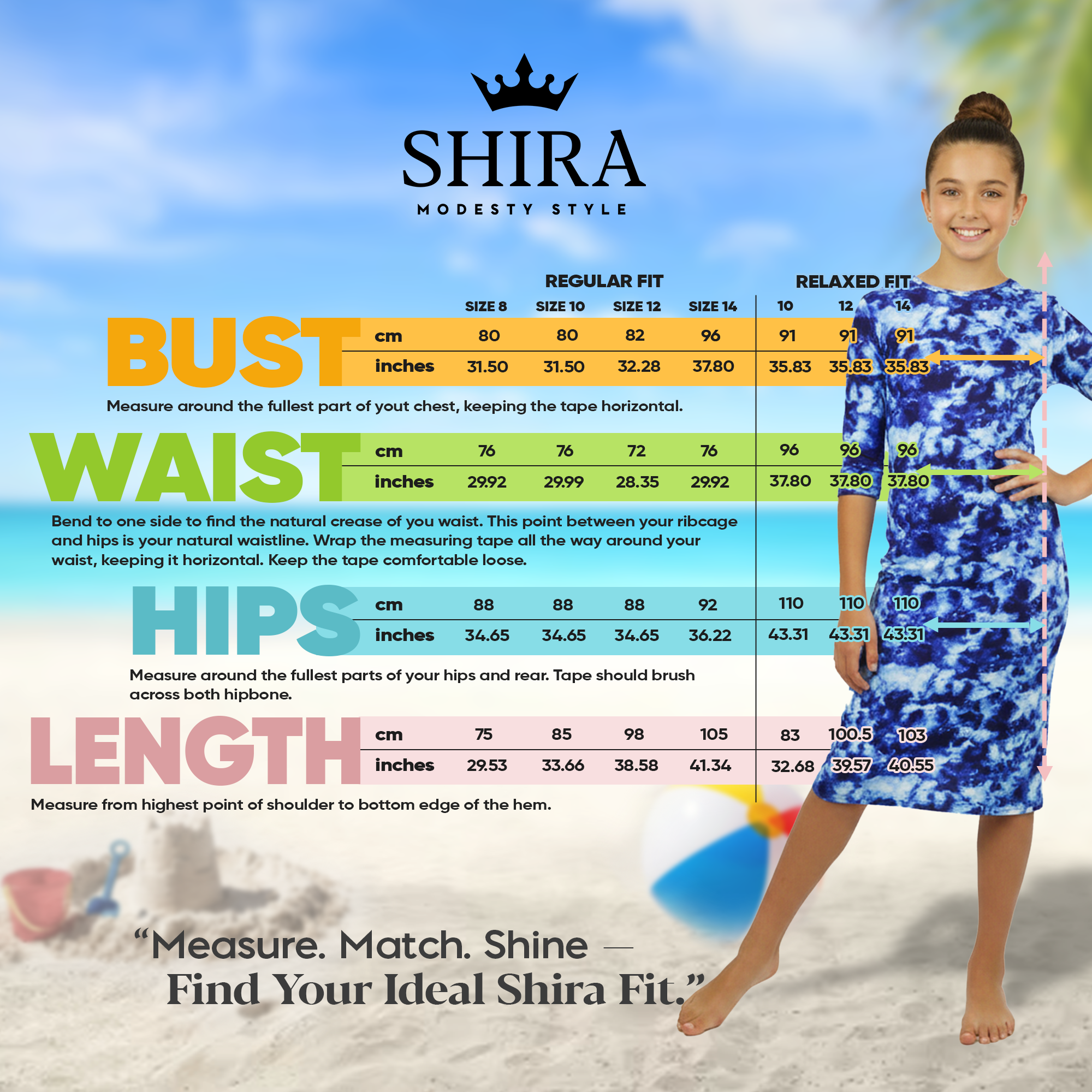 Girls Modest Tznius 3/4 Sleeve UPF 50+ Sun Protection bathing Suit Swimdress  (Batik in Blue Color )