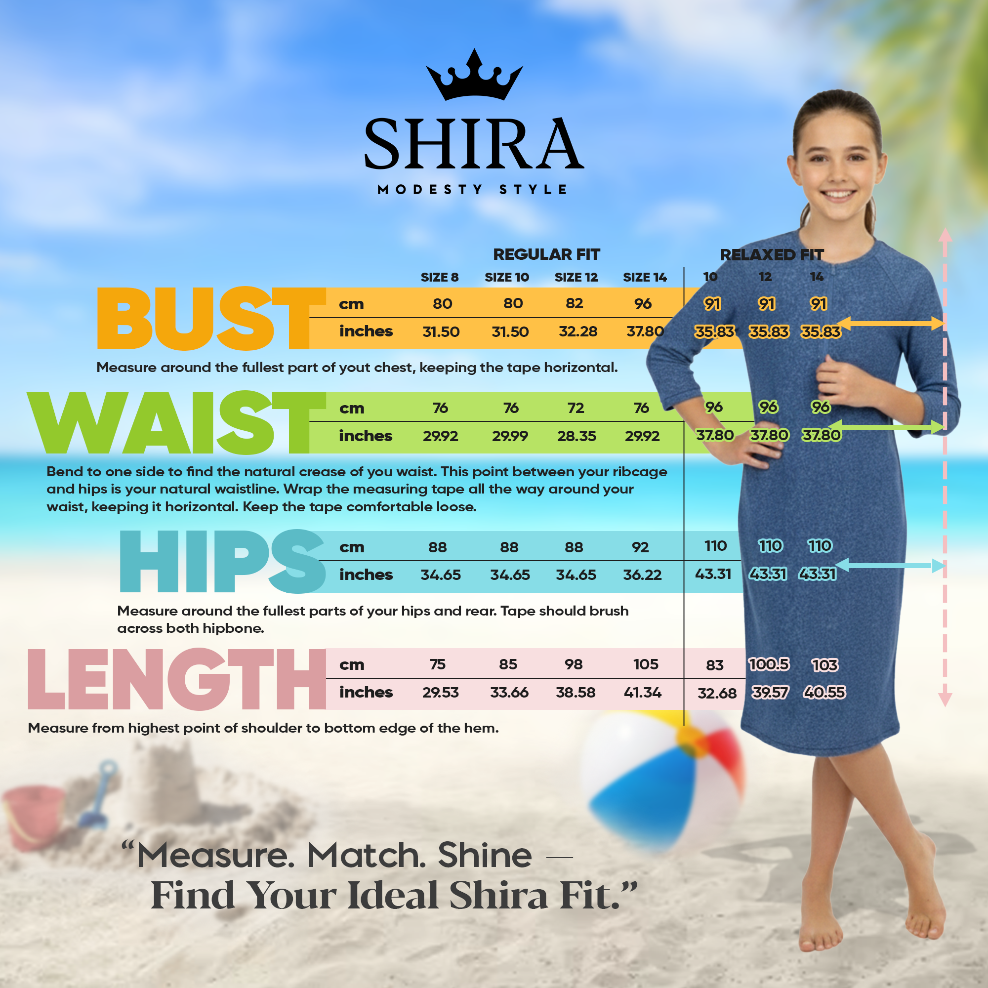 Girls Modest Tznius 3/4 Sleeve UPF 50+ Sun Protection bathing Suit Swimdress  (Simil Denim)